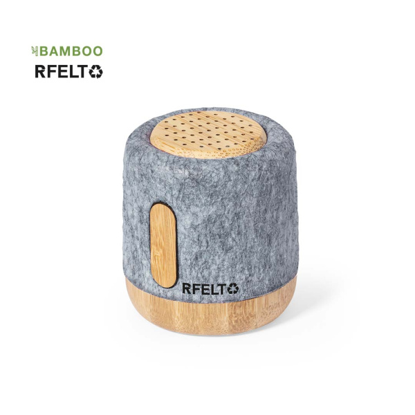 Enceinte Bluetooth en bambou et Rpet