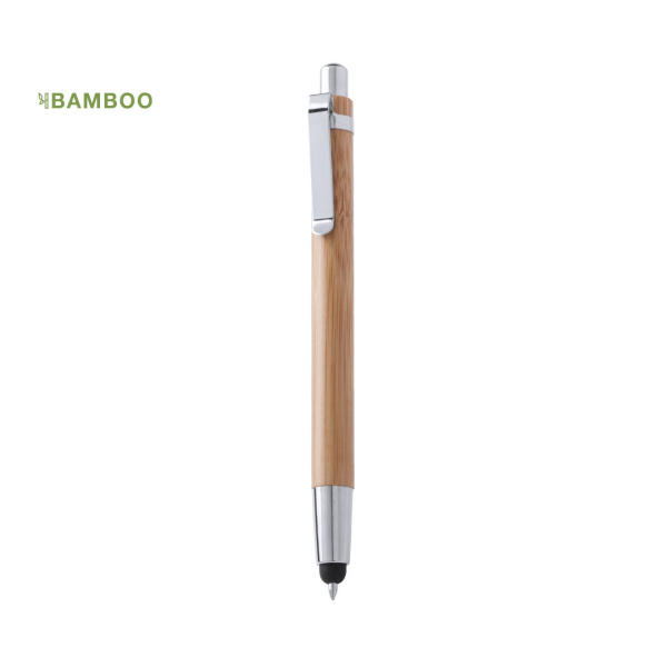 Stylo stylet élégant en bambou