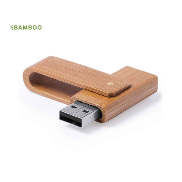 Clé USB en bambou 16 Go personnalisable