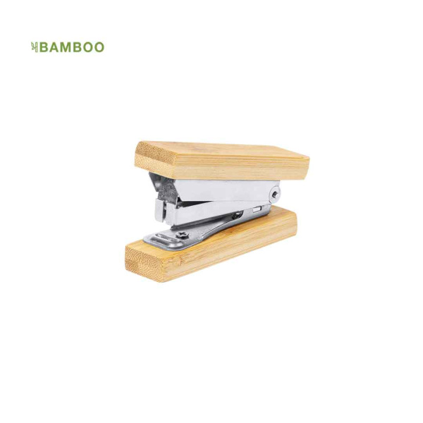 Agrafeuse en bambou pratique
