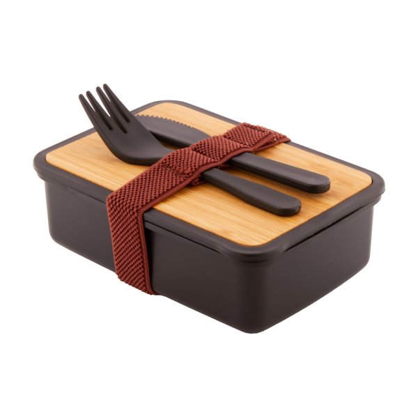 Lunch Box 500ml avec couverts personnalisés