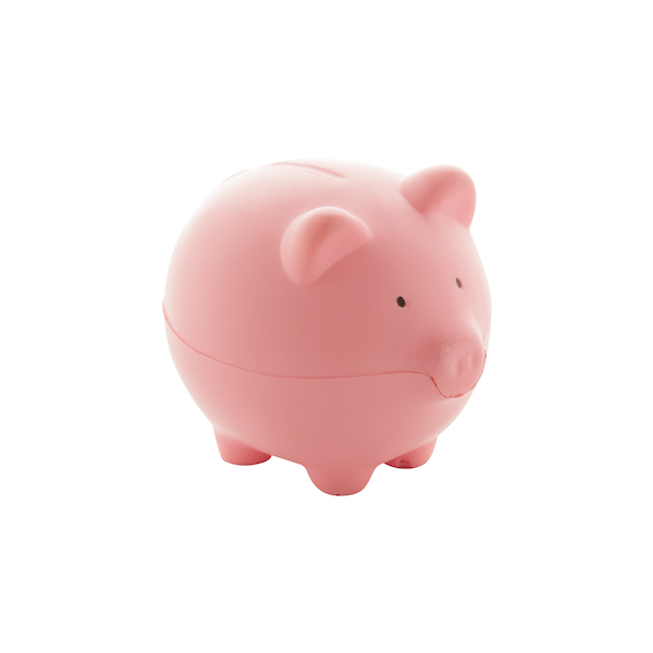 Balle anti-stress en forme de cochon