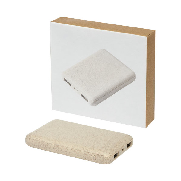 Batterie externe en paille de blé 5000mAh