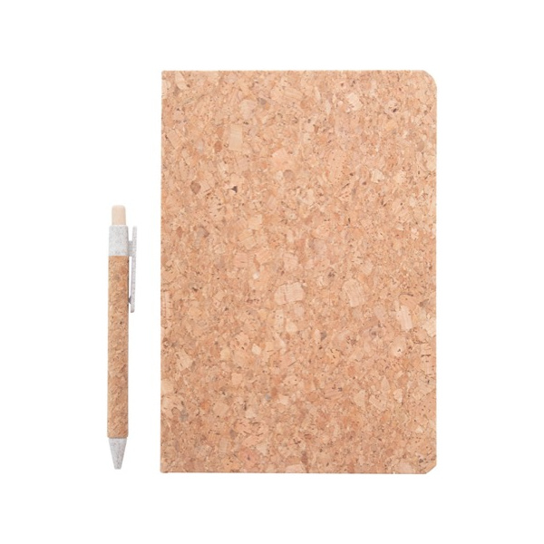 Bloc-notes en liège personnalisé