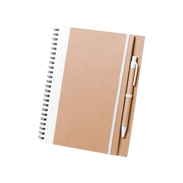 Bloc-notes personnalisé avec spirale