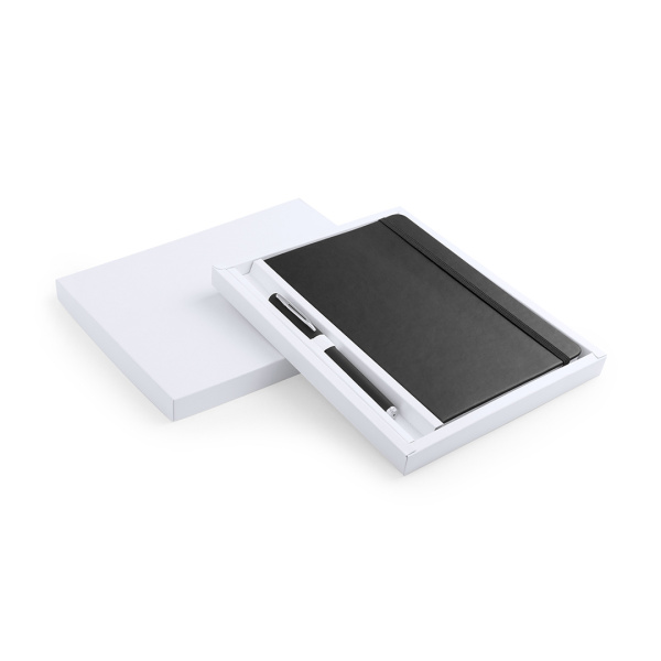 Carnet de notes et stylo avec coffret personnalisé