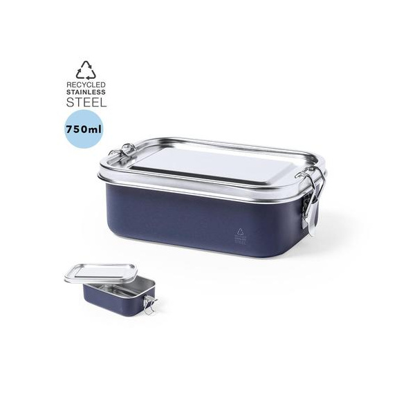Boîte alimentaire en acier recyclé