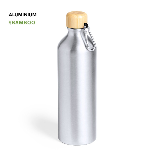 Gourde en aluminium et bambou 800ml