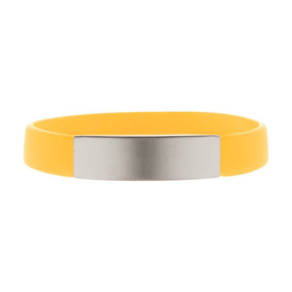 Bracelet en silicone et aluminium