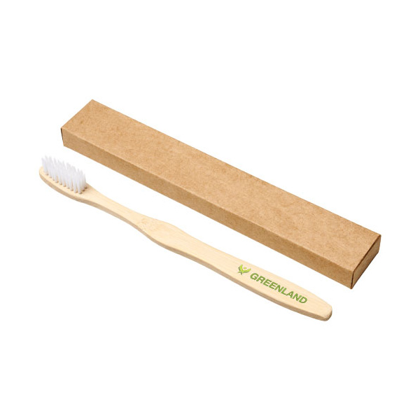 Brosse à dents en bambou personnalisable