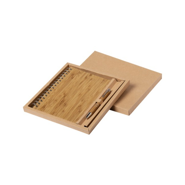 Cahier en bambou Hecan