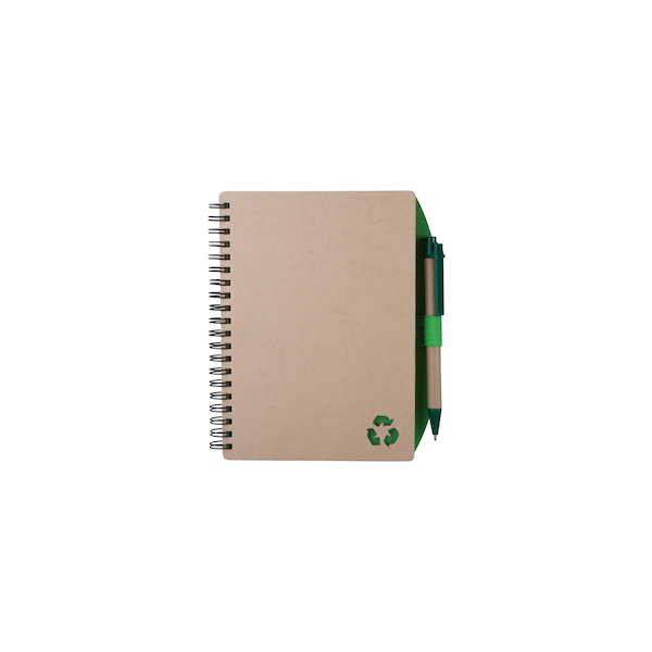Carnet de notes écologique logo