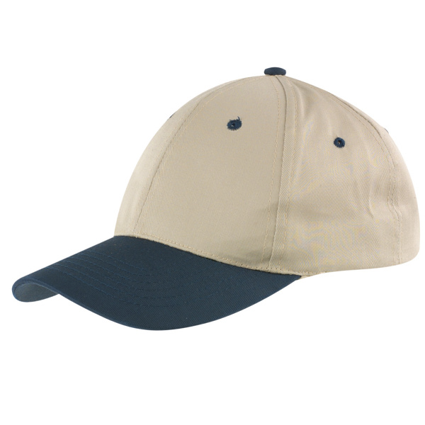 Casquette 6 panneaux avec logo