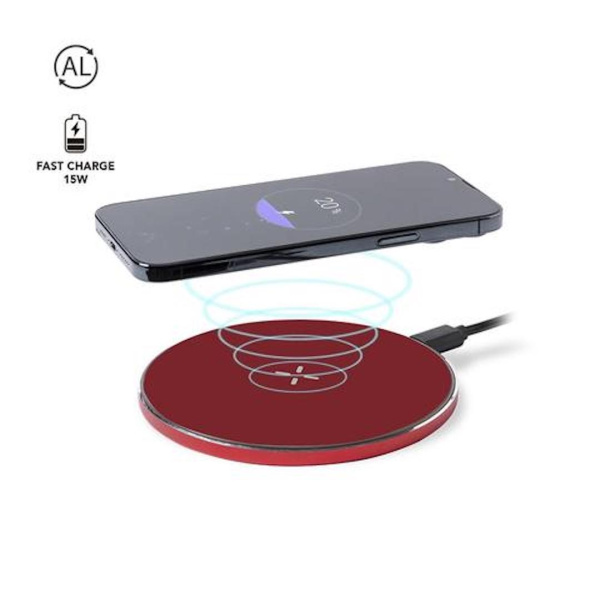 Chargeur sans fil 15W en aluminium recyclé