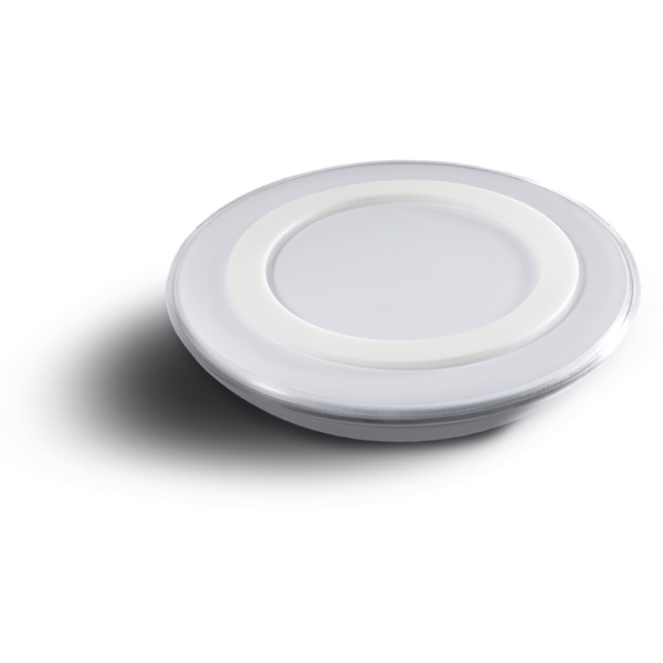 Chargeur sans fil lumineux avec logo