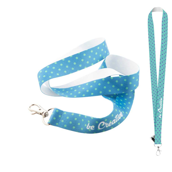 Tour de cou Badge en RPET personnalisable 20mm