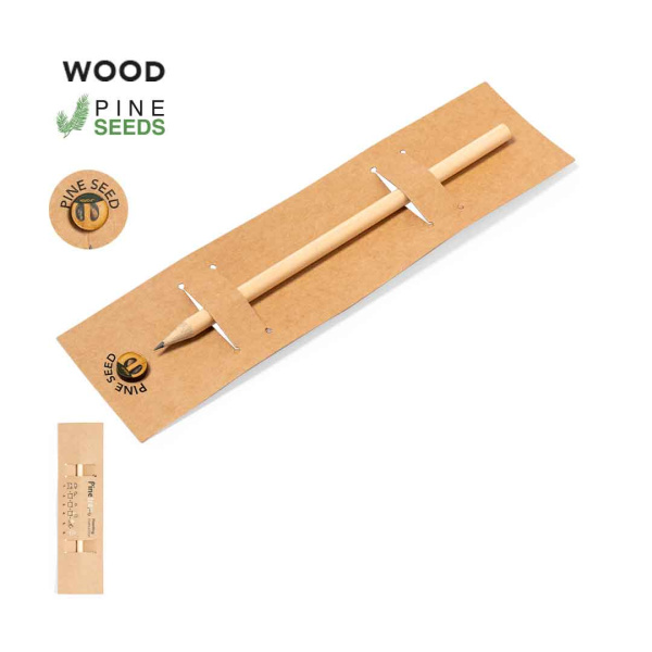 Crayon avec des graines à planter