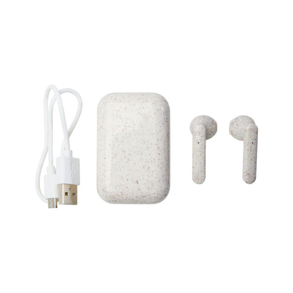 Écouteurs en paille de blé True Wireless