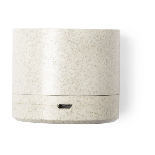 Enceinte en paille de blé éco
