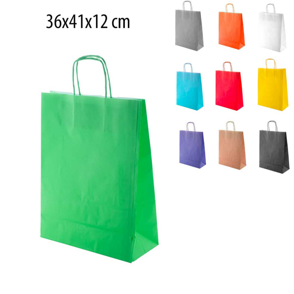 Sac en papier publicitaire avec logo