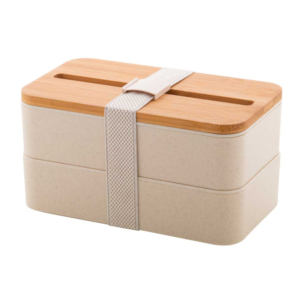 Lunch box avec support smartphone