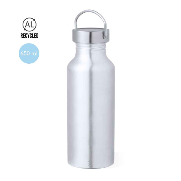 Gourde avec bouchon à vis et poignée intégrés 650ml