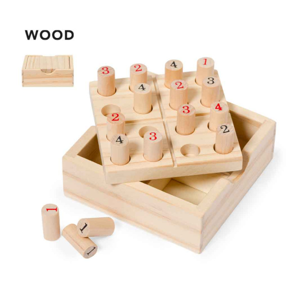 Jeu Sudoku en bois