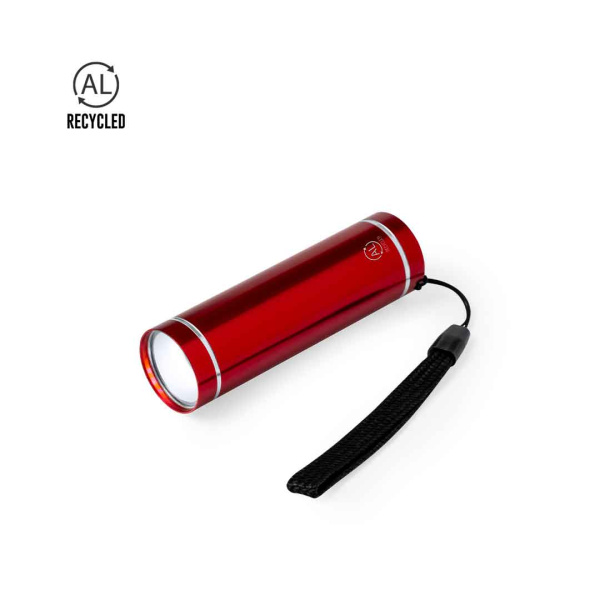 Lampe torche en aluminium récyclé