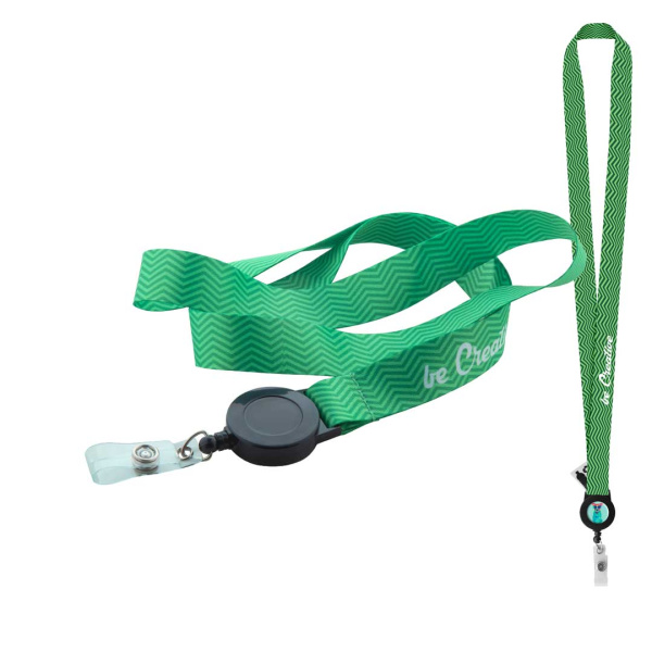 Tour de cou RPET personnalisable 20mm