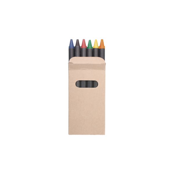 Lot de 6 crayons de cire personnalisés