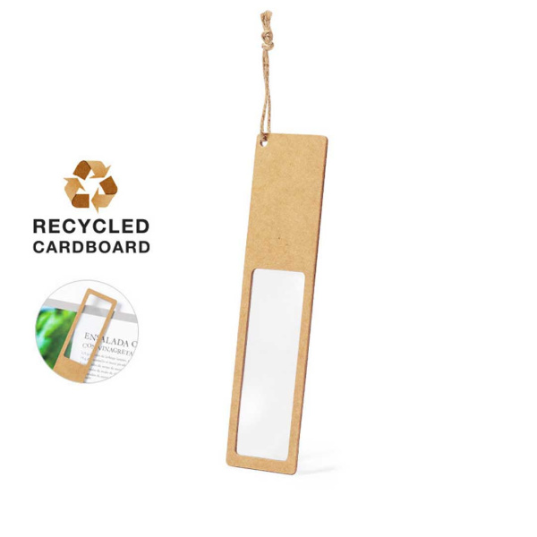 Marque-page avec loupe personnalisable