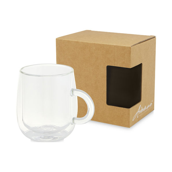 Mug double paroi 330 ml en verre