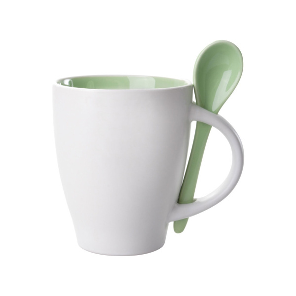 Tasse personnalisée avec cuillère