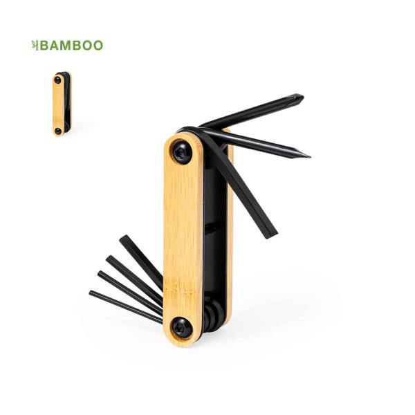 Outil en bambou à 7 fonctions