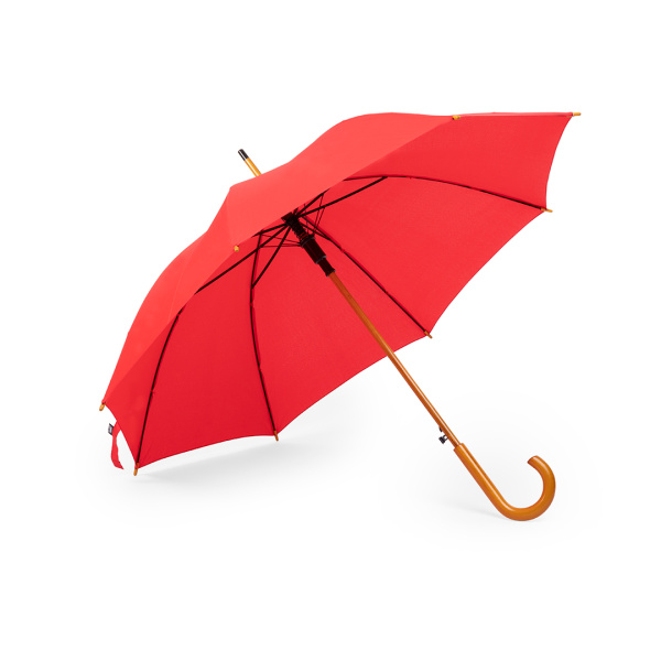 Parapluie 23” RPET, poignée en bois