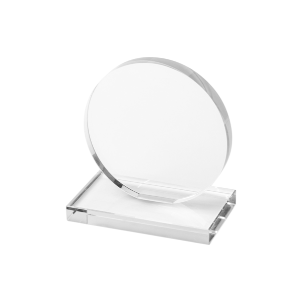 Plaque trophée publicitaire ronde