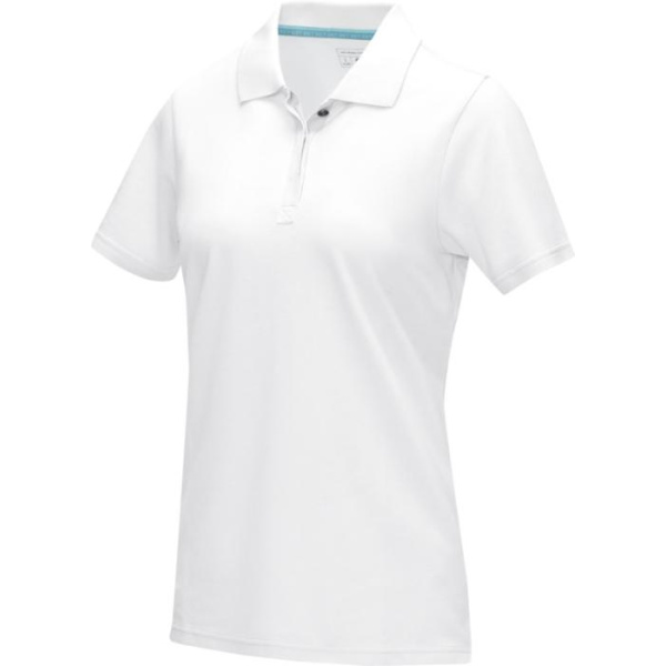 Polo femme bio GOTS manches courtes