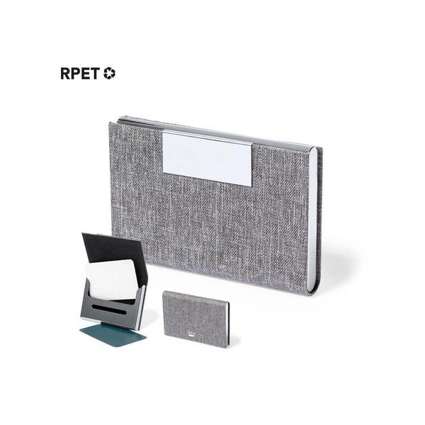 Porte-cartes en rpet publicitaire