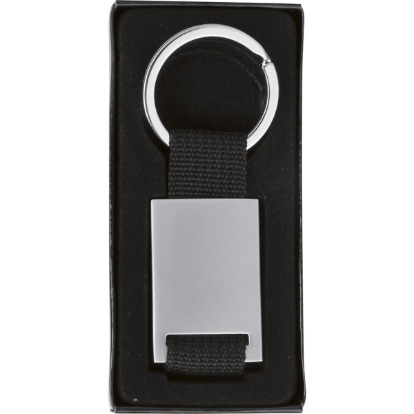 Porte-clé en métal avec détails coloré