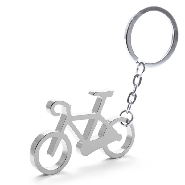Porte-clés publicitaire en forme de vélo