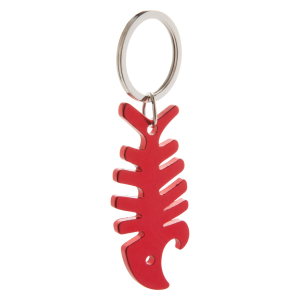 Porte-clés décapsuleur poisson