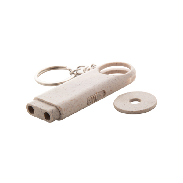 Porte-clés écologique avec jeton