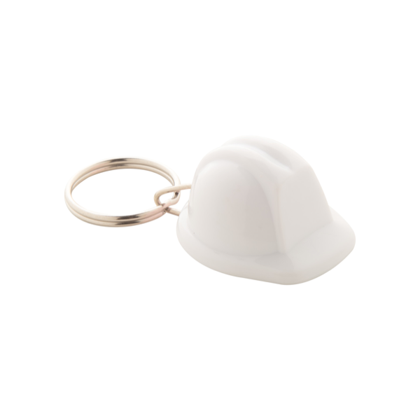 Porte-clés en forme de casque de sécurité