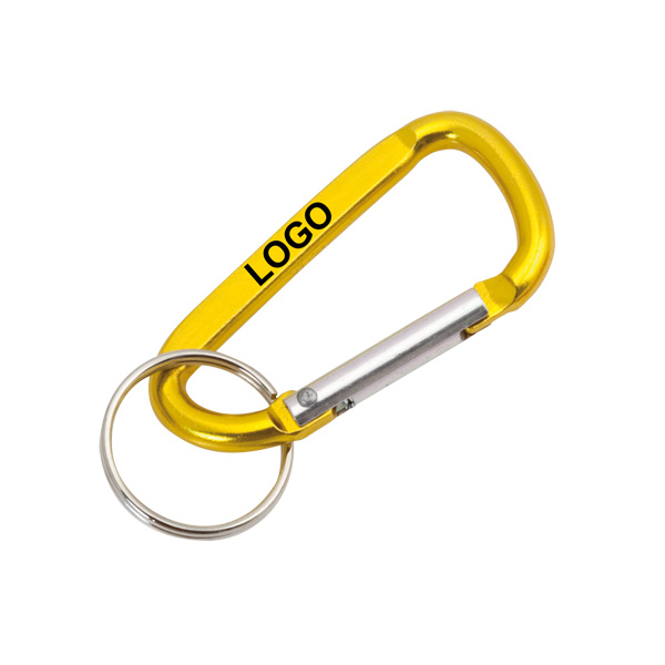 Porte-clés mousqueton publicitaire