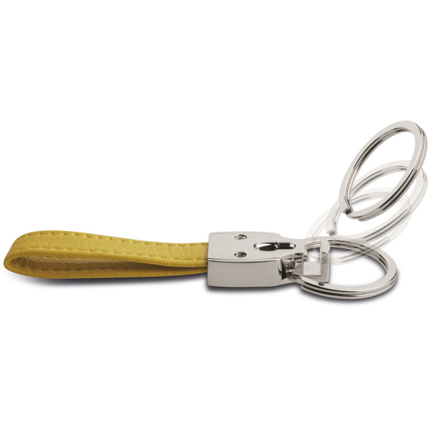 Porte-clés personnalisable avec double anneau