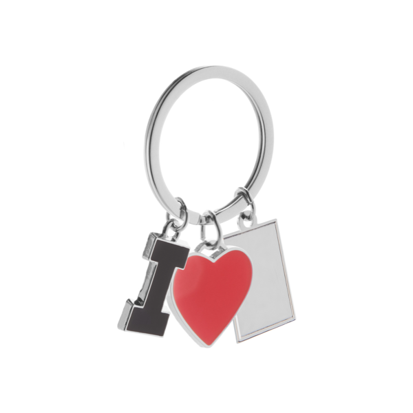 Porte-clés personnalisable I Love