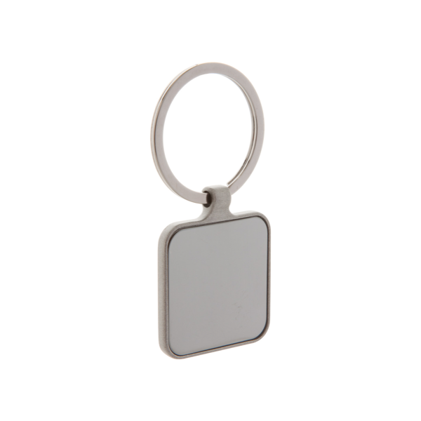 Porte-clés rectangulaire en métal