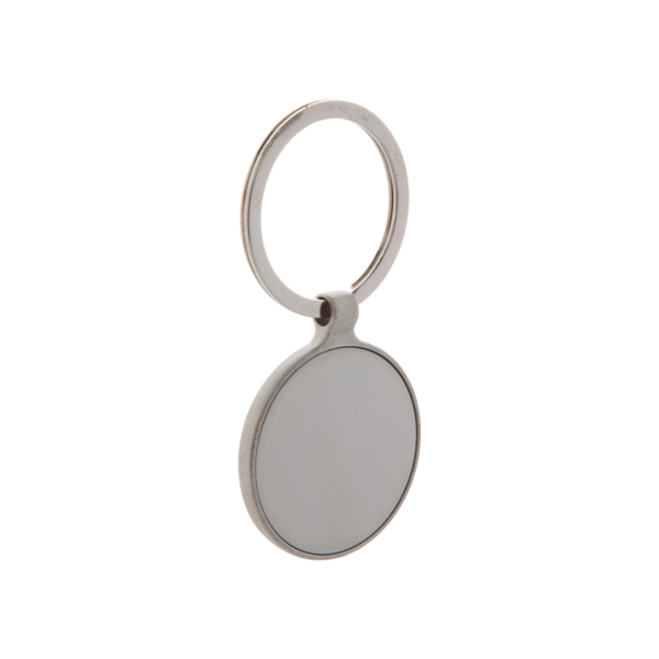 Porte-clés rond en métal