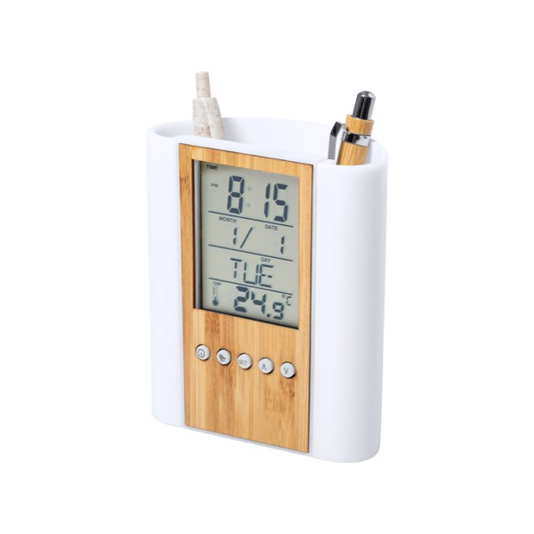 Porte-stylo écologique personnalisé avec calendrier