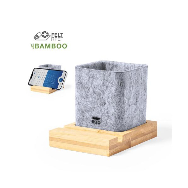 Pot à crayons et support de smartphone personnalisable